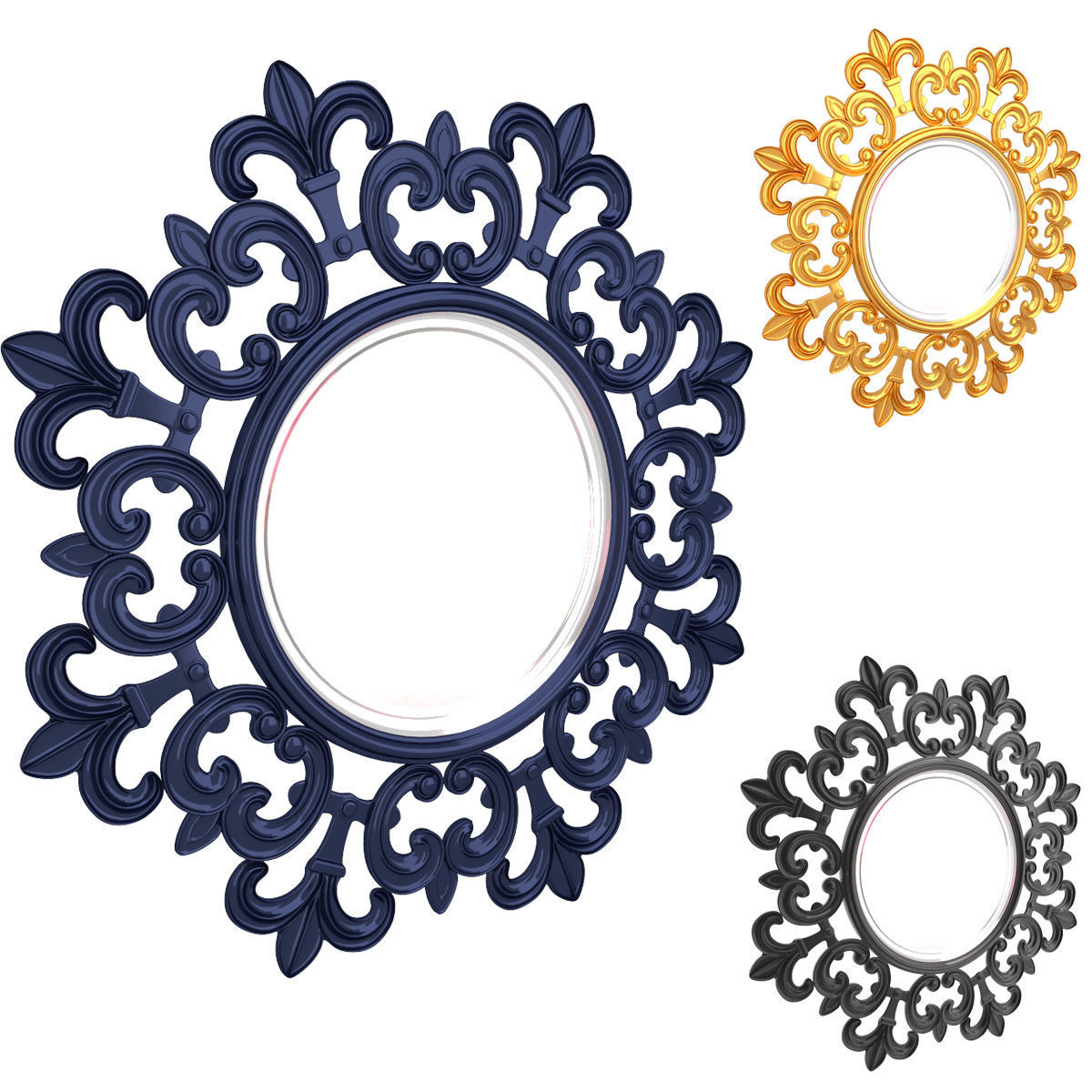 Mirror Classic  3D model_7