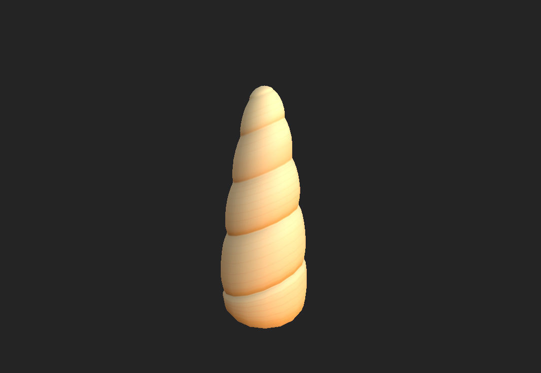 Unicorn Horn 3D model_4