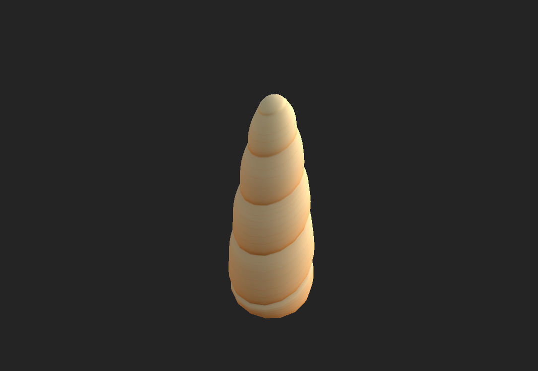 Unicorn Horn 3D model_7