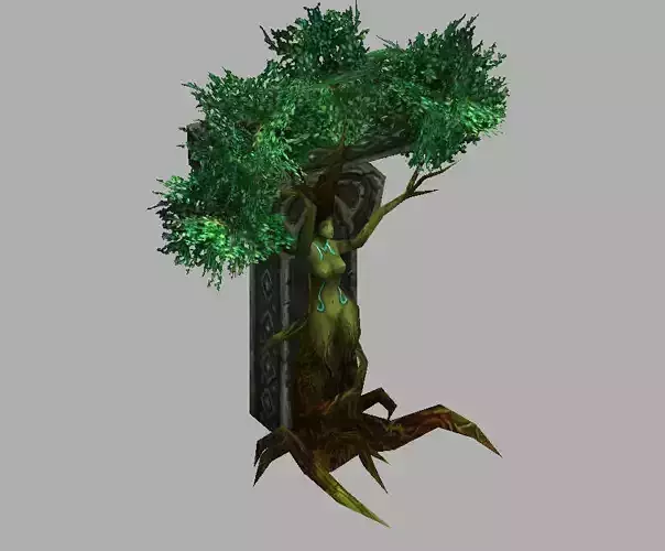Game Model Arena - swamp rock trees Colossus 01