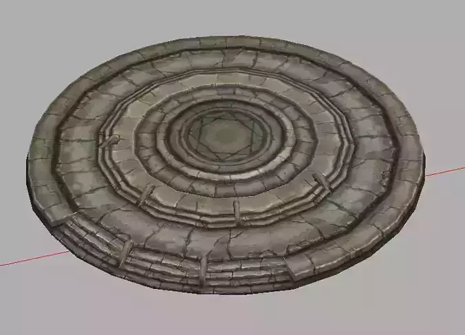 Game Model Arena - Swamp Stonehenge base 01