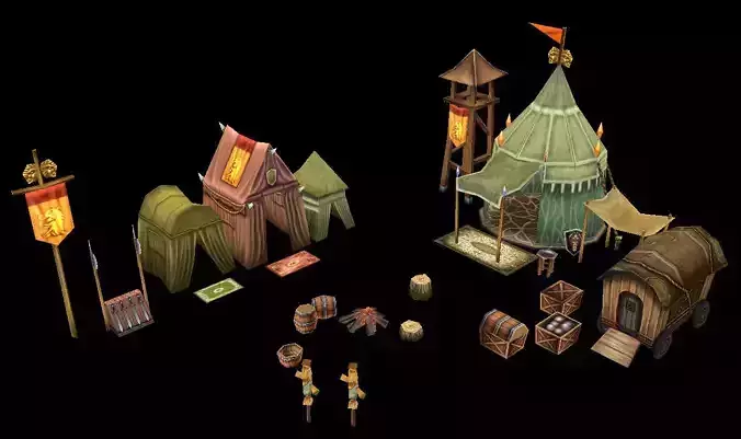 Game Model Arena - tent 01 01