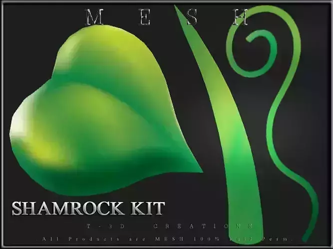 Shamrock Kit Low-poly 3D model