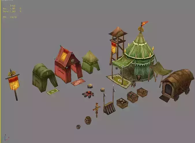 Game Model Arena - tent 02 01