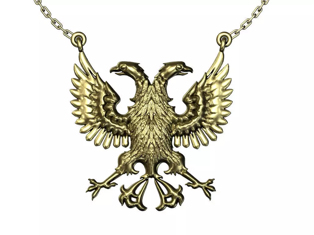 Eagle pendant 3D print model_0