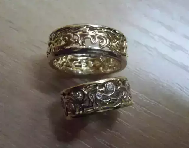 Ukrainian wedding bands - original 3D print model