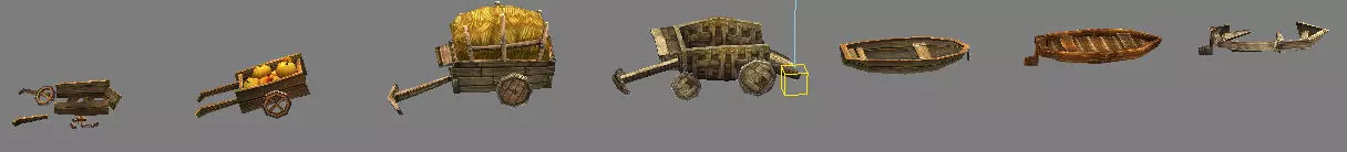 Game Model Arena - Transportation 01 3D model_0