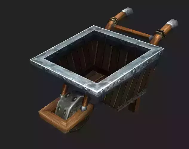 Game Model Arena - trolley  Dwarf  01