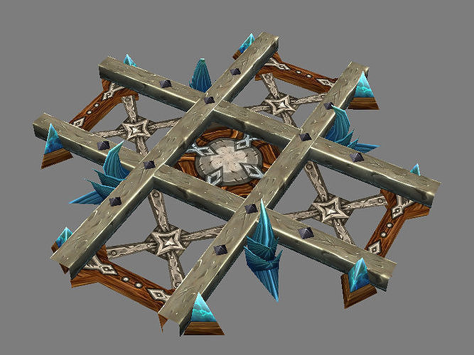 Game Model Arena - tub track  inferno  01 3D model