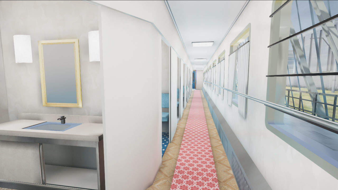 Trains Passenger and Train Stations Bundle - 4 Scenes Low-poly 3D model_31