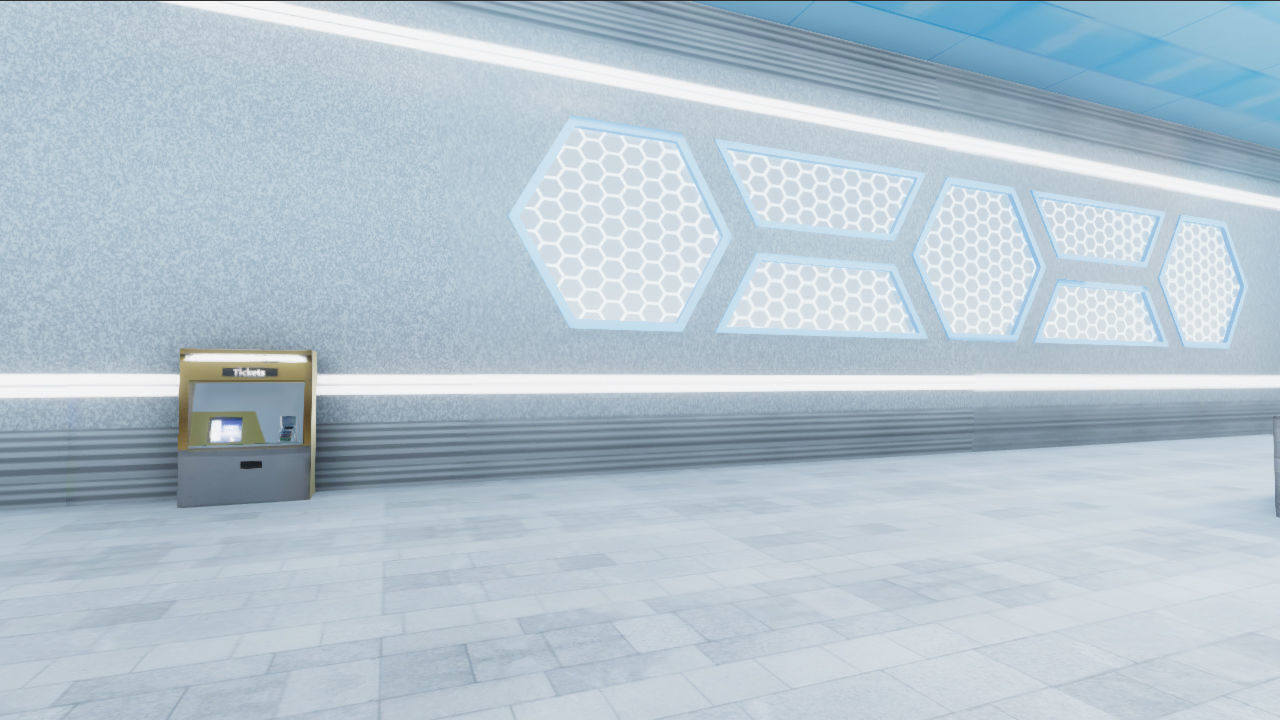 Trains Passenger and Train Stations Bundle - 4 Scenes Low-poly 3D model_9