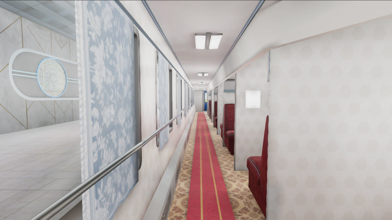 Trains Passenger and Train Stations Bundle - 4 Scenes Low-poly 3D model_17