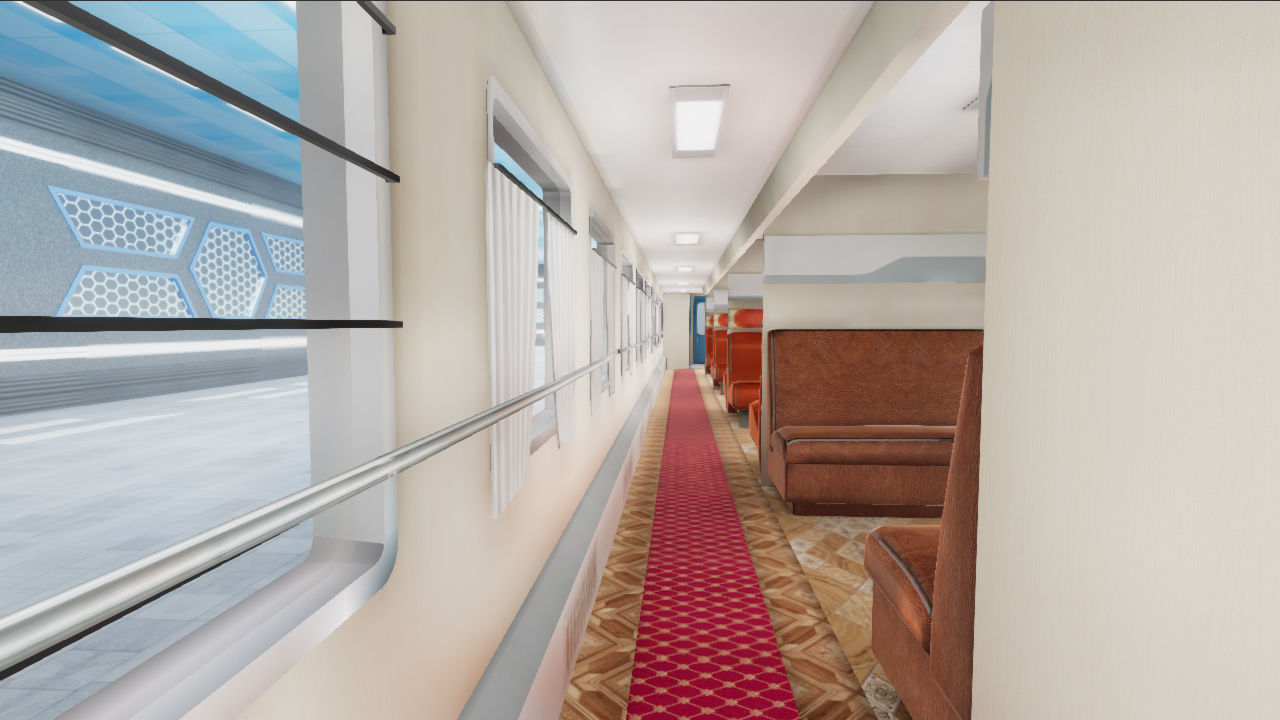 Trains Passenger and Train Stations Bundle - 4 Scenes Low-poly 3D model_10