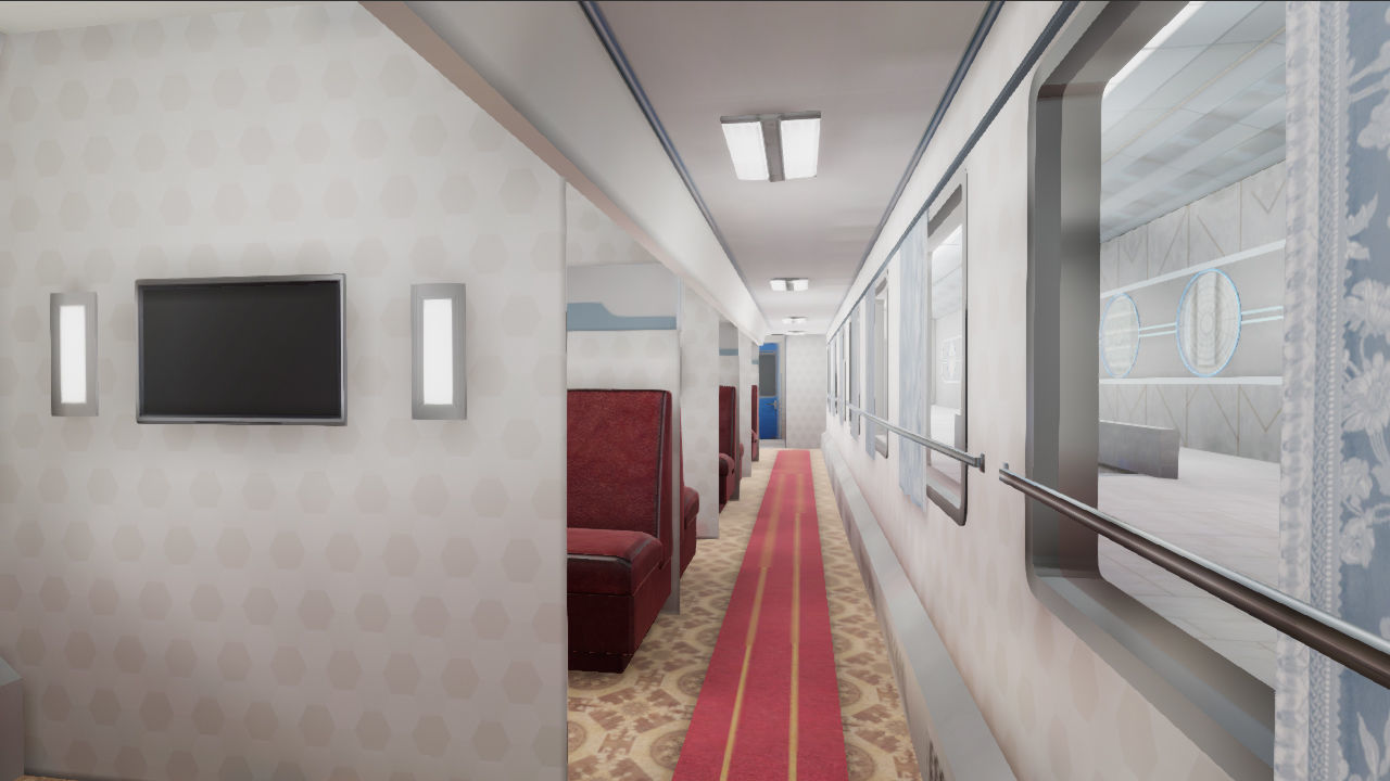 Trains Passenger and Train Stations Bundle - 4 Scenes Low-poly 3D model_18