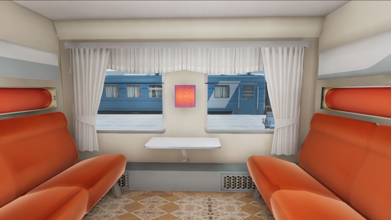 Trains Passenger and Train Stations Bundle - 4 Scenes Low-poly 3D model_11