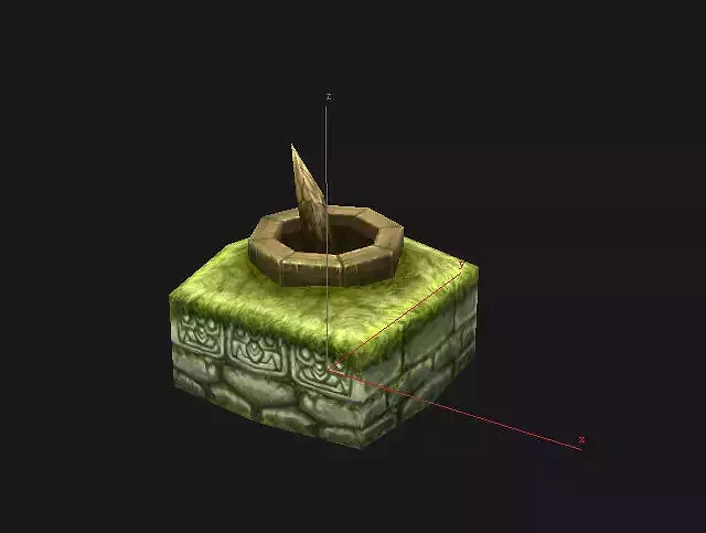 Game Model Arena - Wetland Area Ishii 01 01 3D model