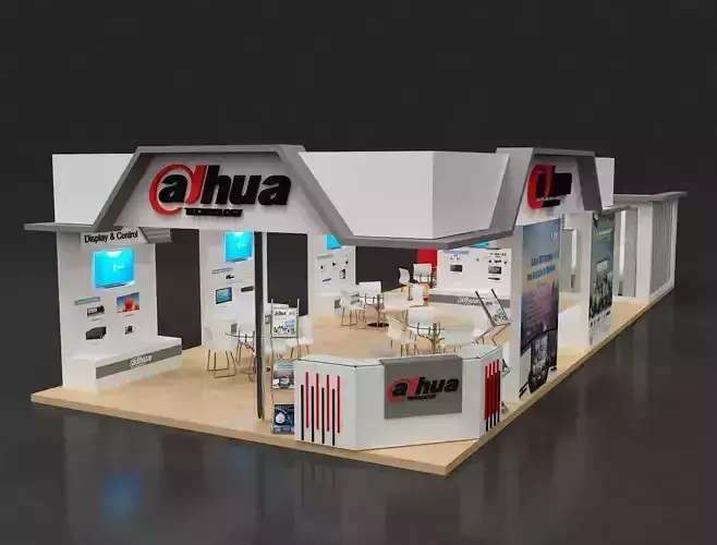 Exhibition stall design  1800x600 cm