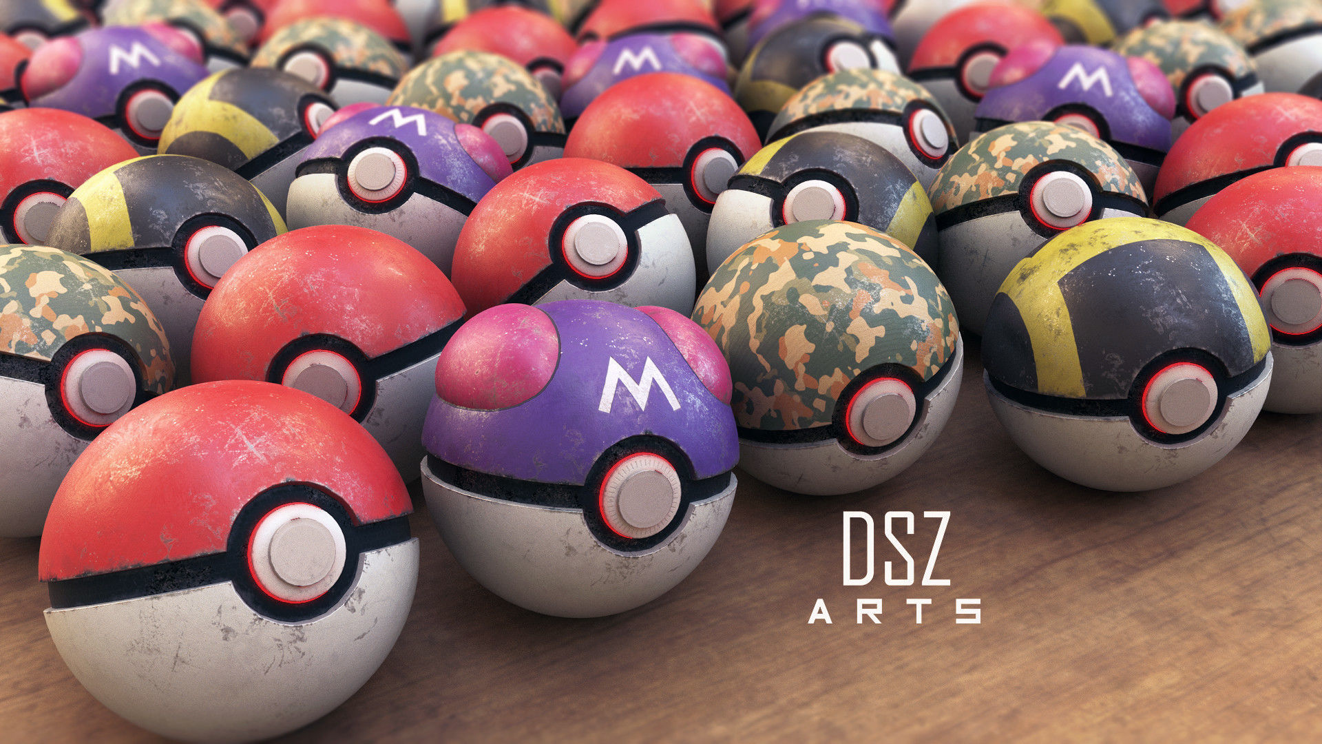 Pokeballs 3D model | CGTrader