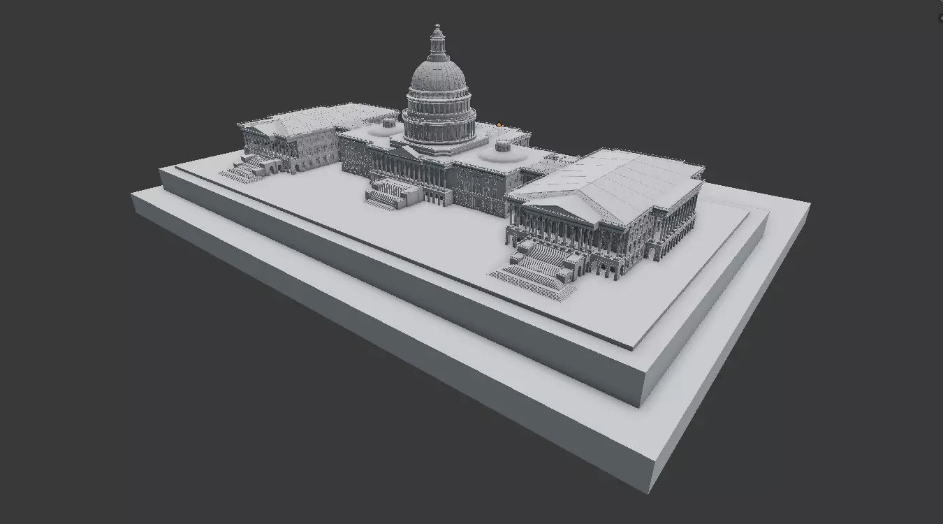 Capitol building 3D model