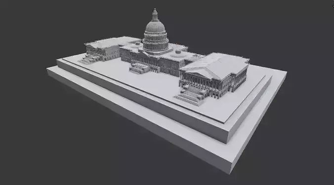 Capitol building 3D model