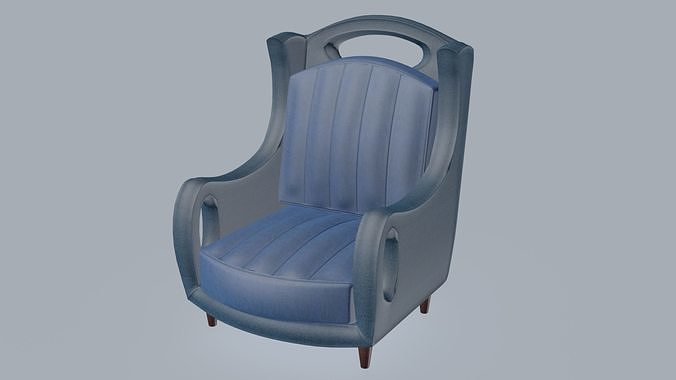 Tripple holed armchair 3D model