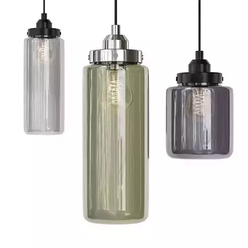 QINGMING three glass pendant lights
