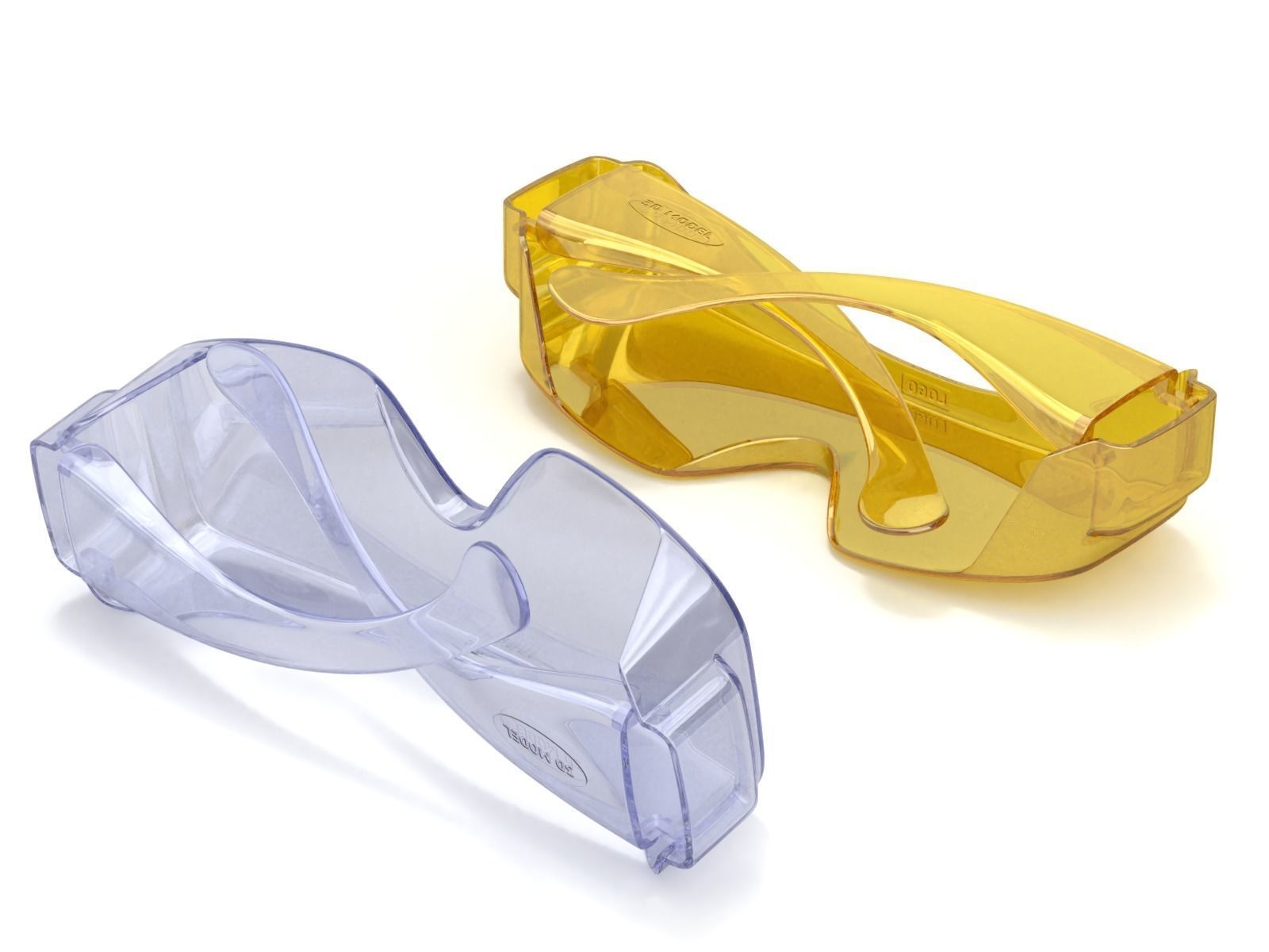 Safety Working Glasses 3D model_2