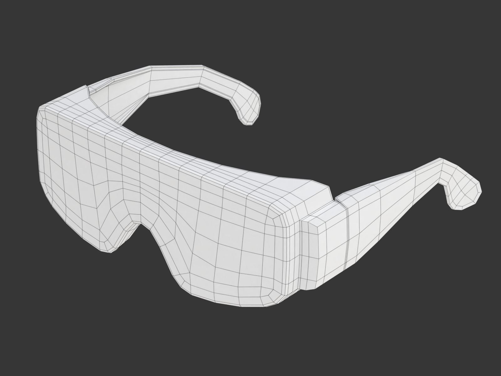 Safety Working Glasses 3D model_16