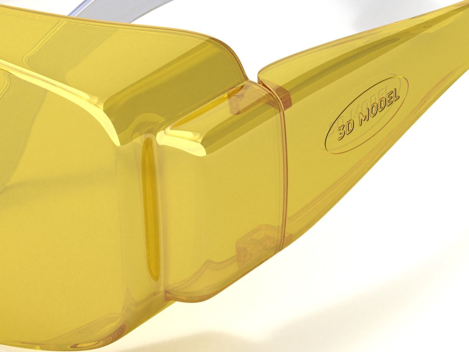 Safety Working Glasses 3D model_4