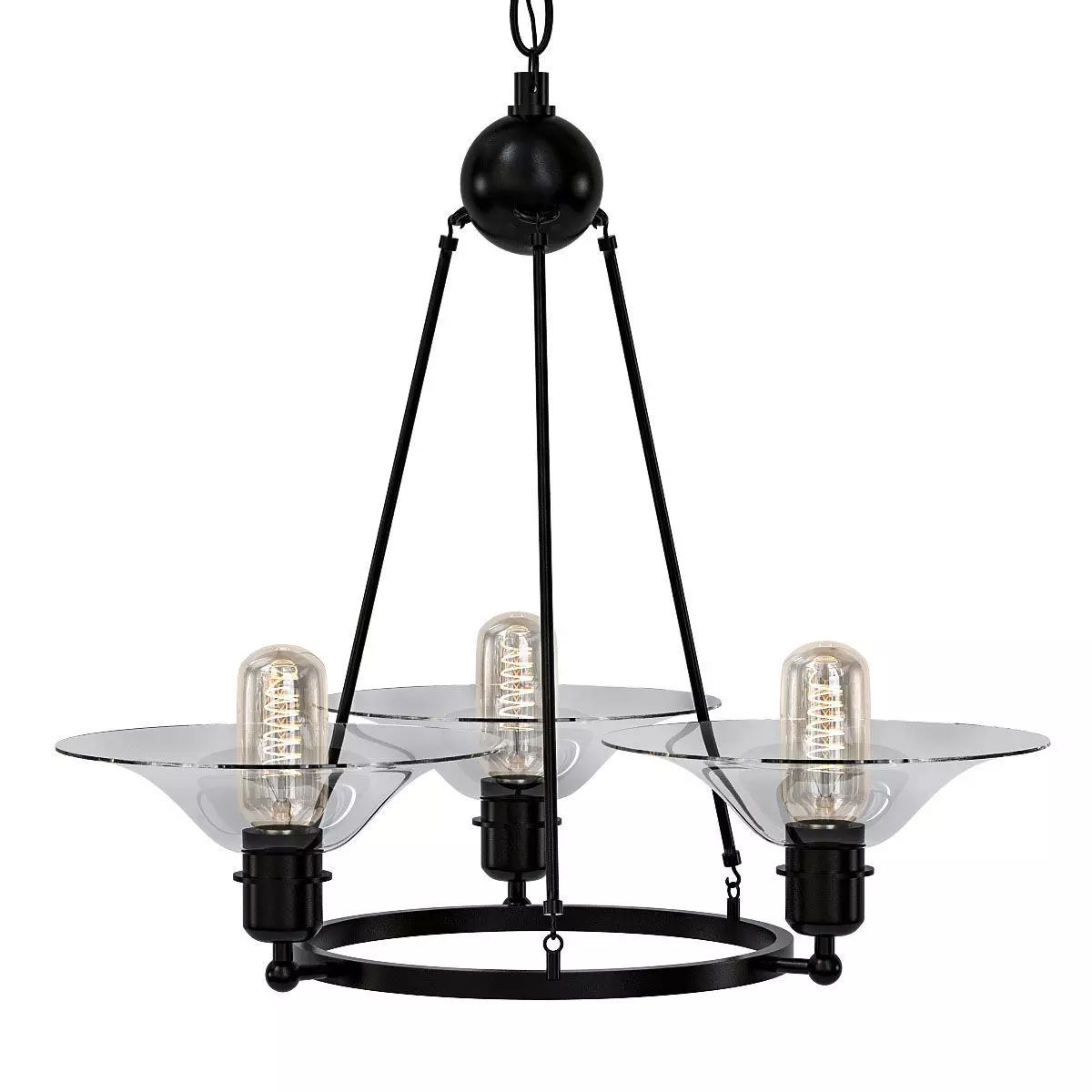 Mini Chandelier 3D model_0