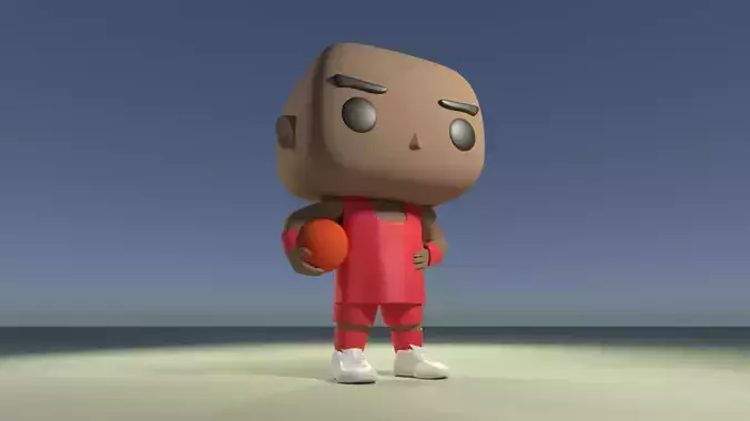 Custom Pop Basketball Player DIY Figure 3D Print Model 3D print model