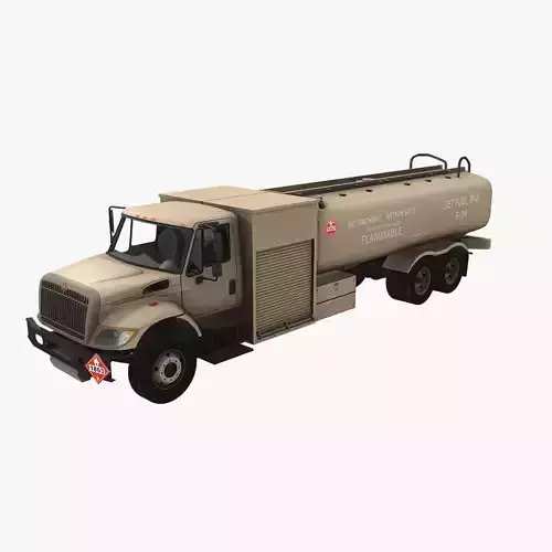 Refueler Beige International 7400 Low-poly 3D model