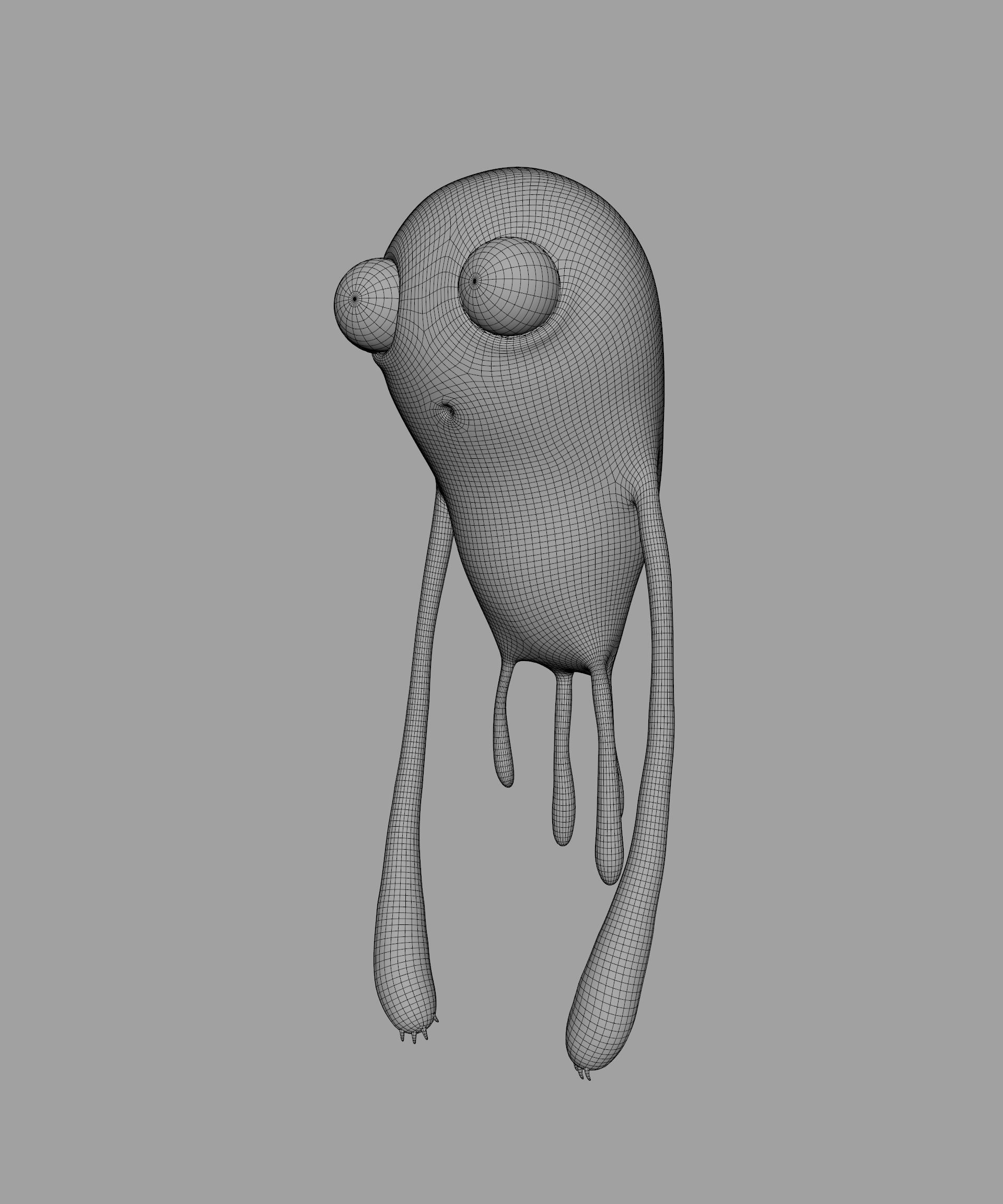 monster0002 creature with big eyes 3D model_12