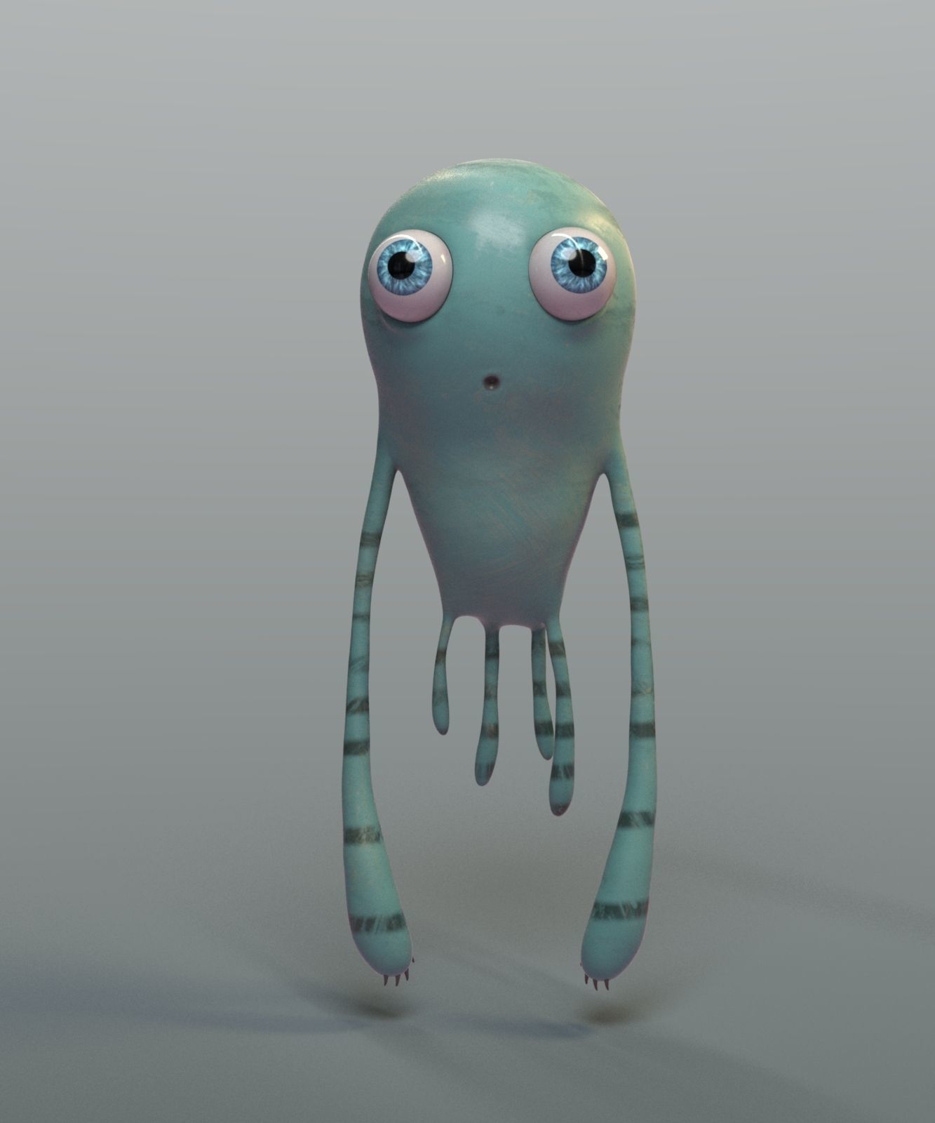 monster0002 creature with big eyes 3D model_3