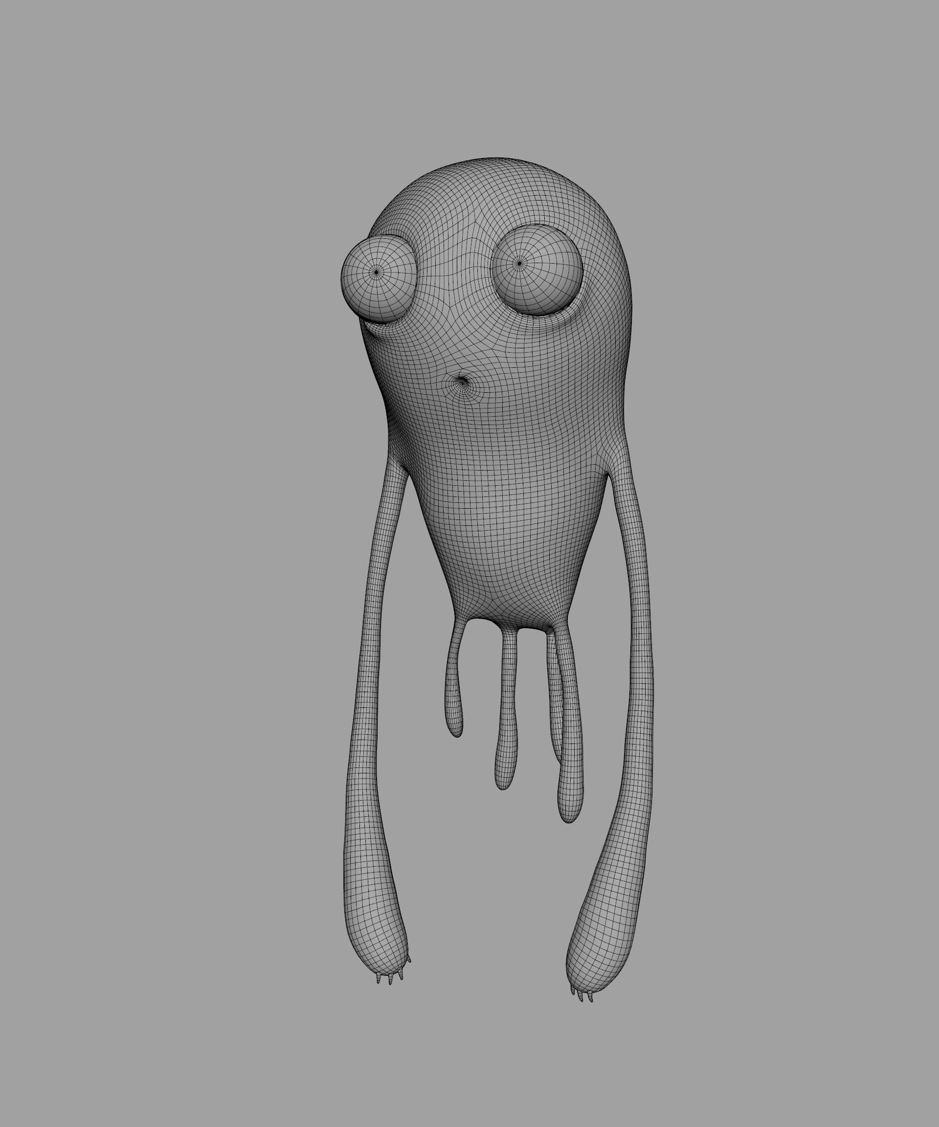 monster0002 creature with big eyes 3D model_13