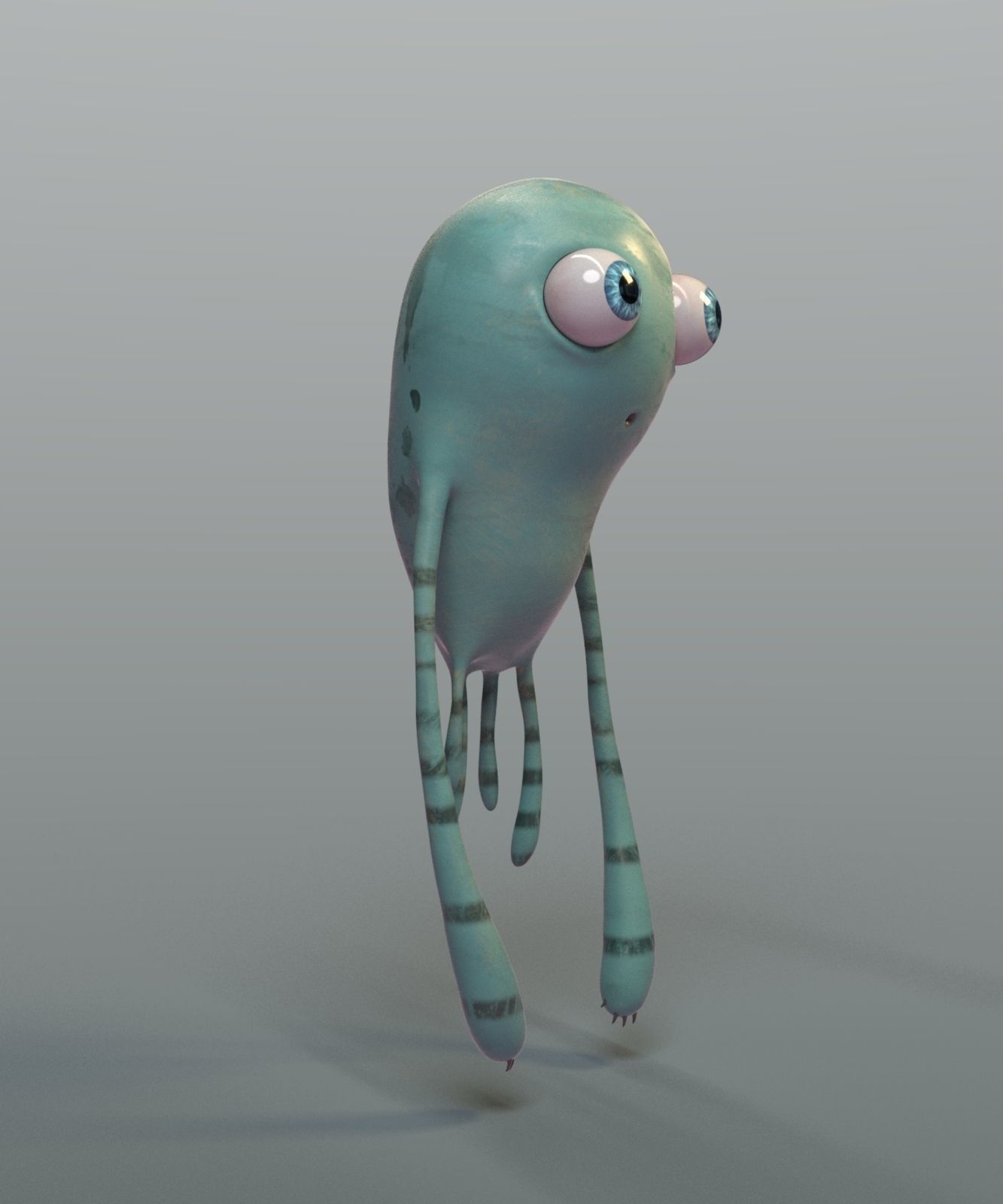 monster0002 creature with big eyes 3D model_4