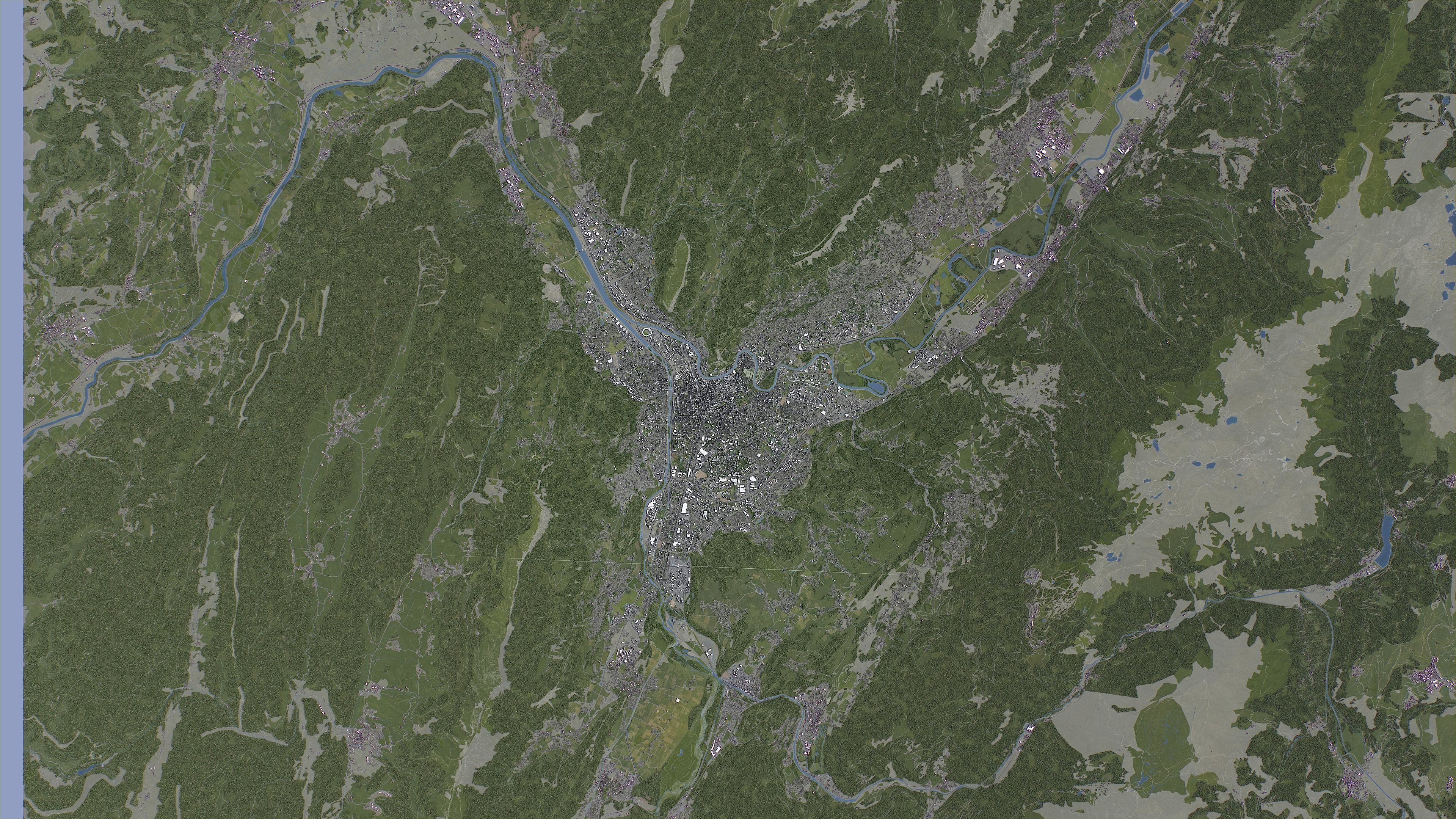 Grenoble - 3D City Model Low-poly 3D model_21