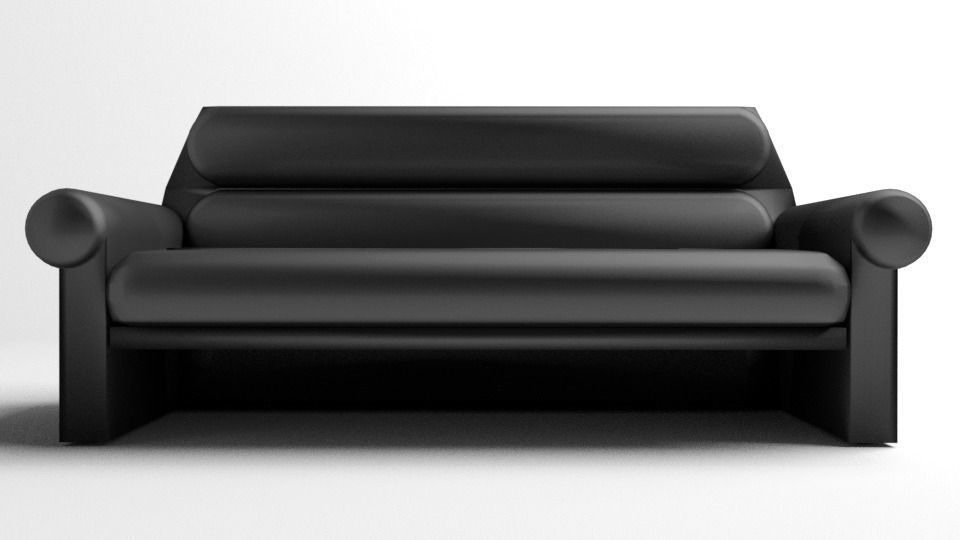 Sofa Three-Seater 9 3D model_1