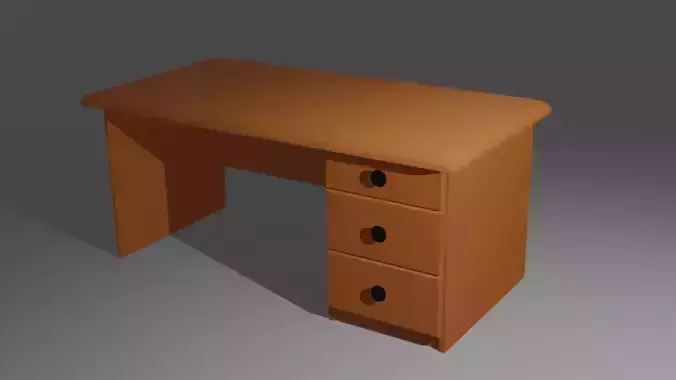 Table desk with drawers