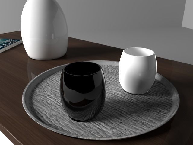 Center Table 3D model_8