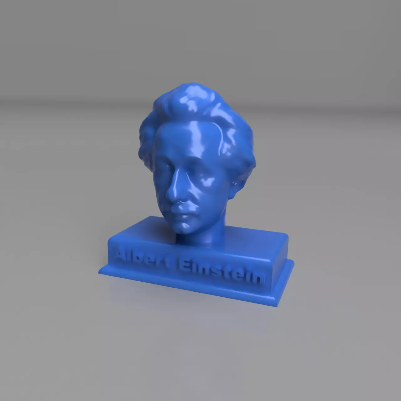 Albert Einstein The Statue 3D print model