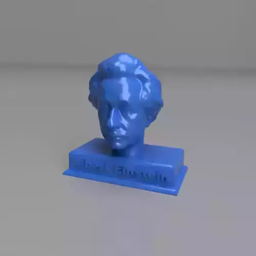 Albert Einstein The Statue 3D print model