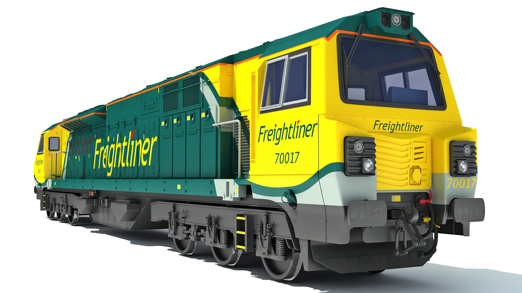 British Rail Class 70 PowerHaul Locomotive 3D model_11