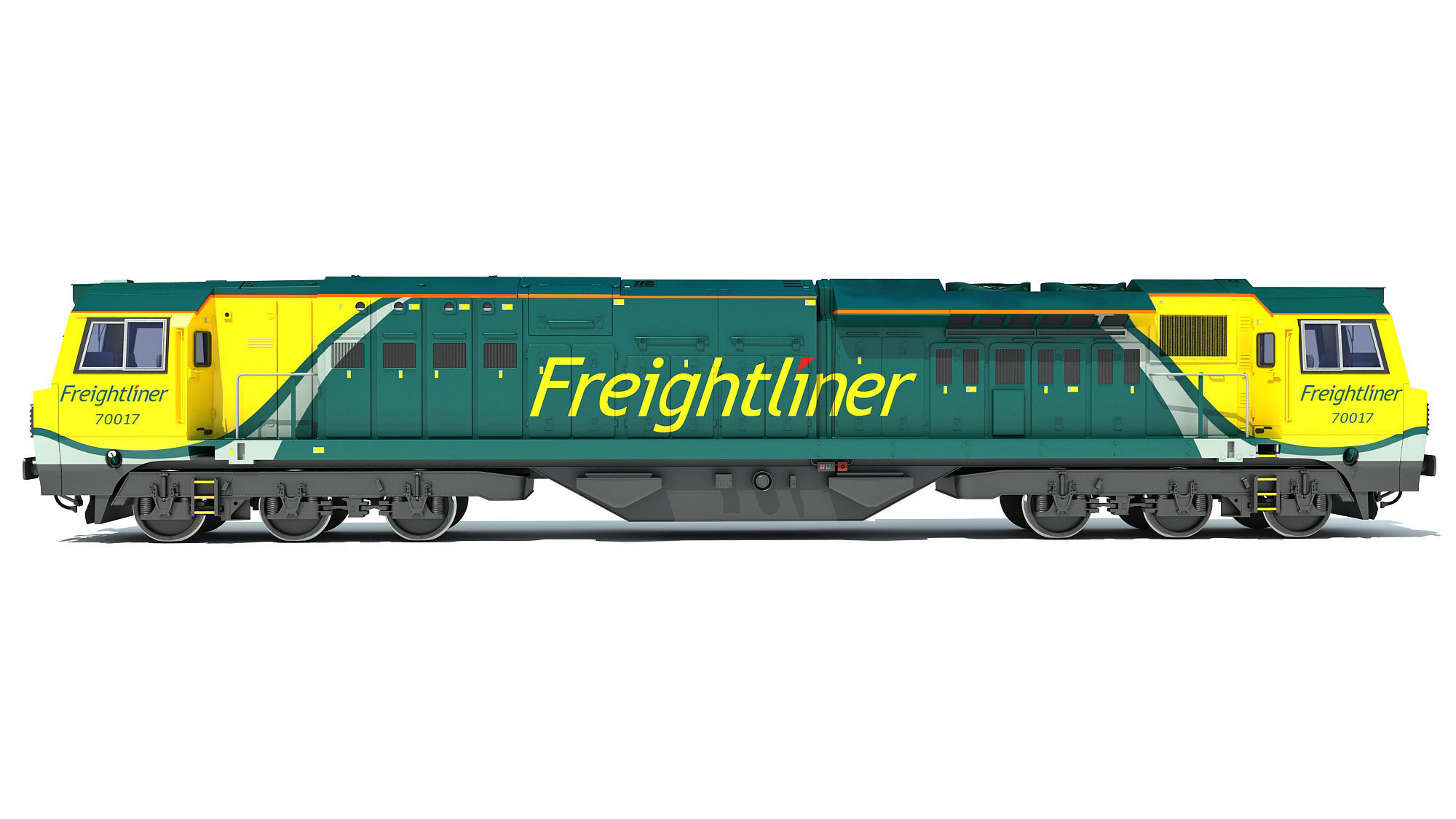 British Rail Class 70 PowerHaul Locomotive 3D model_2