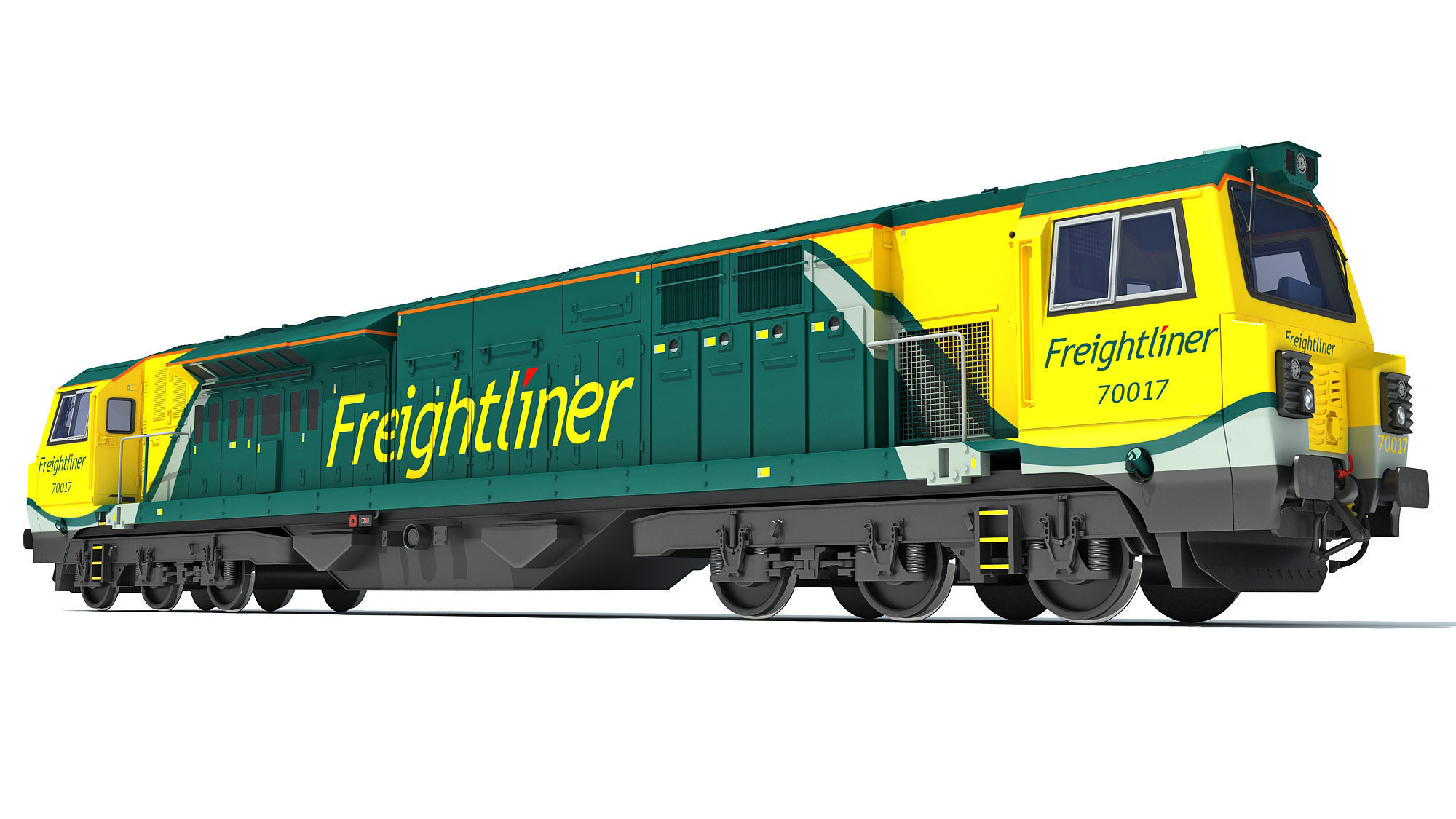British Rail Class 70 PowerHaul Locomotive 3D model_10