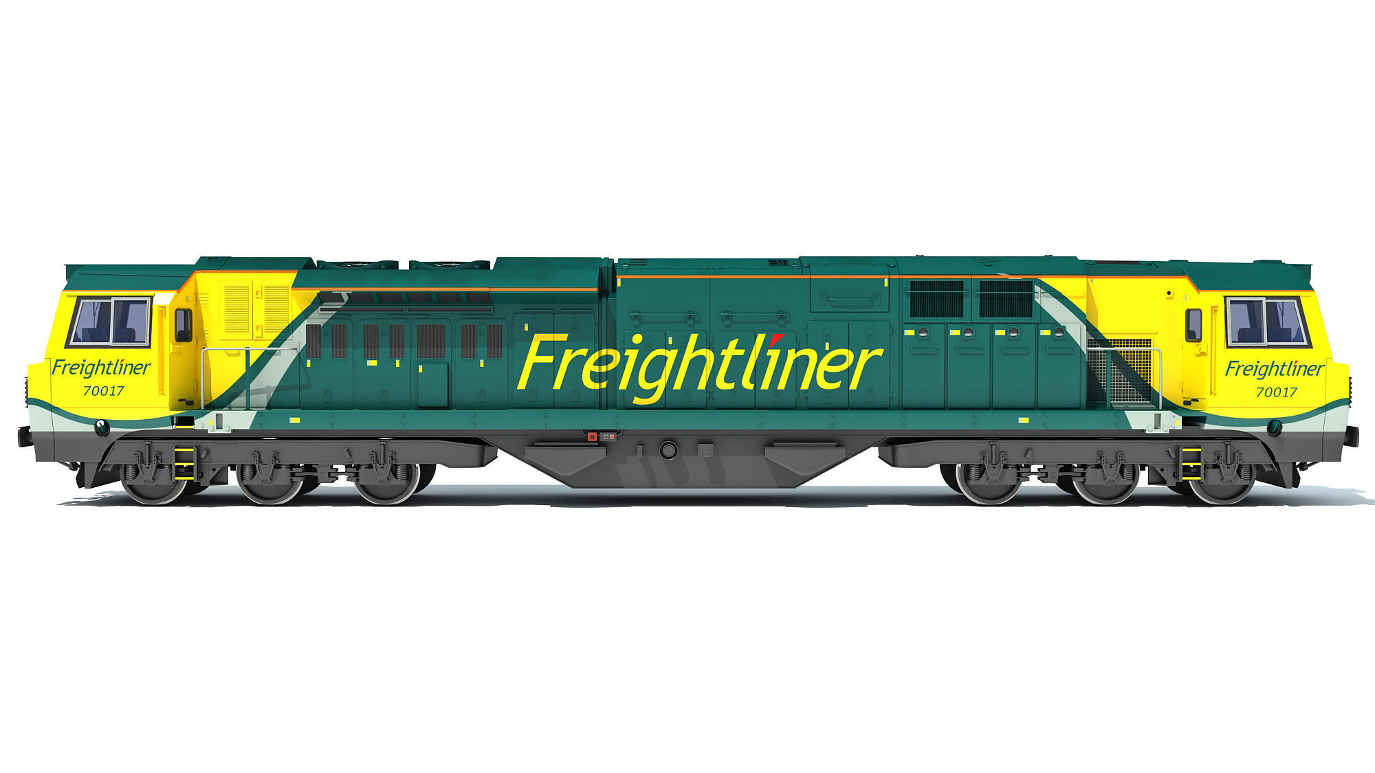 British Rail Class 70 PowerHaul Locomotive 3D model_8