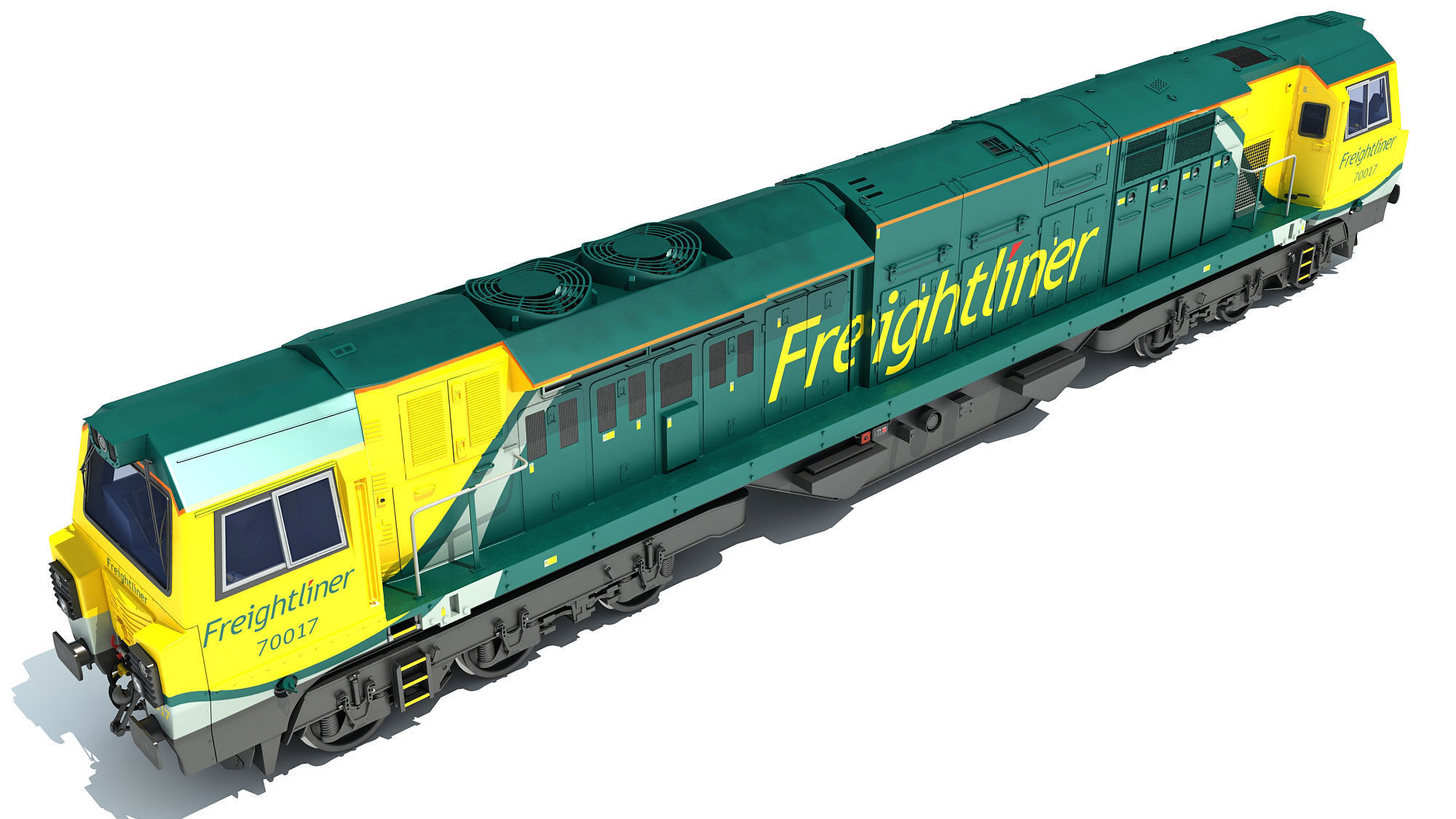 British Rail Class 70 PowerHaul Locomotive 3D model_5