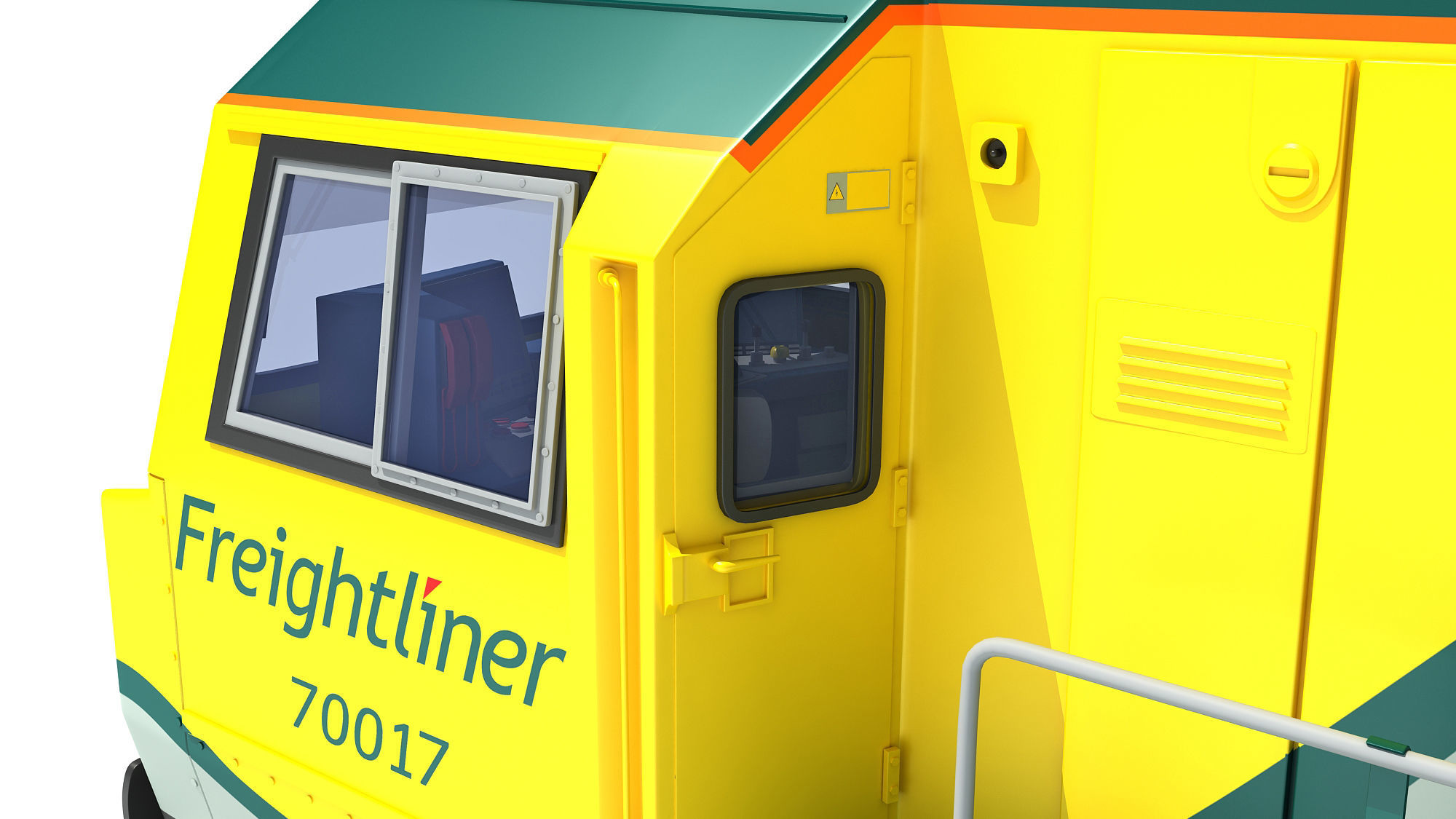 British Rail Class 70 PowerHaul Locomotive 3D model_21