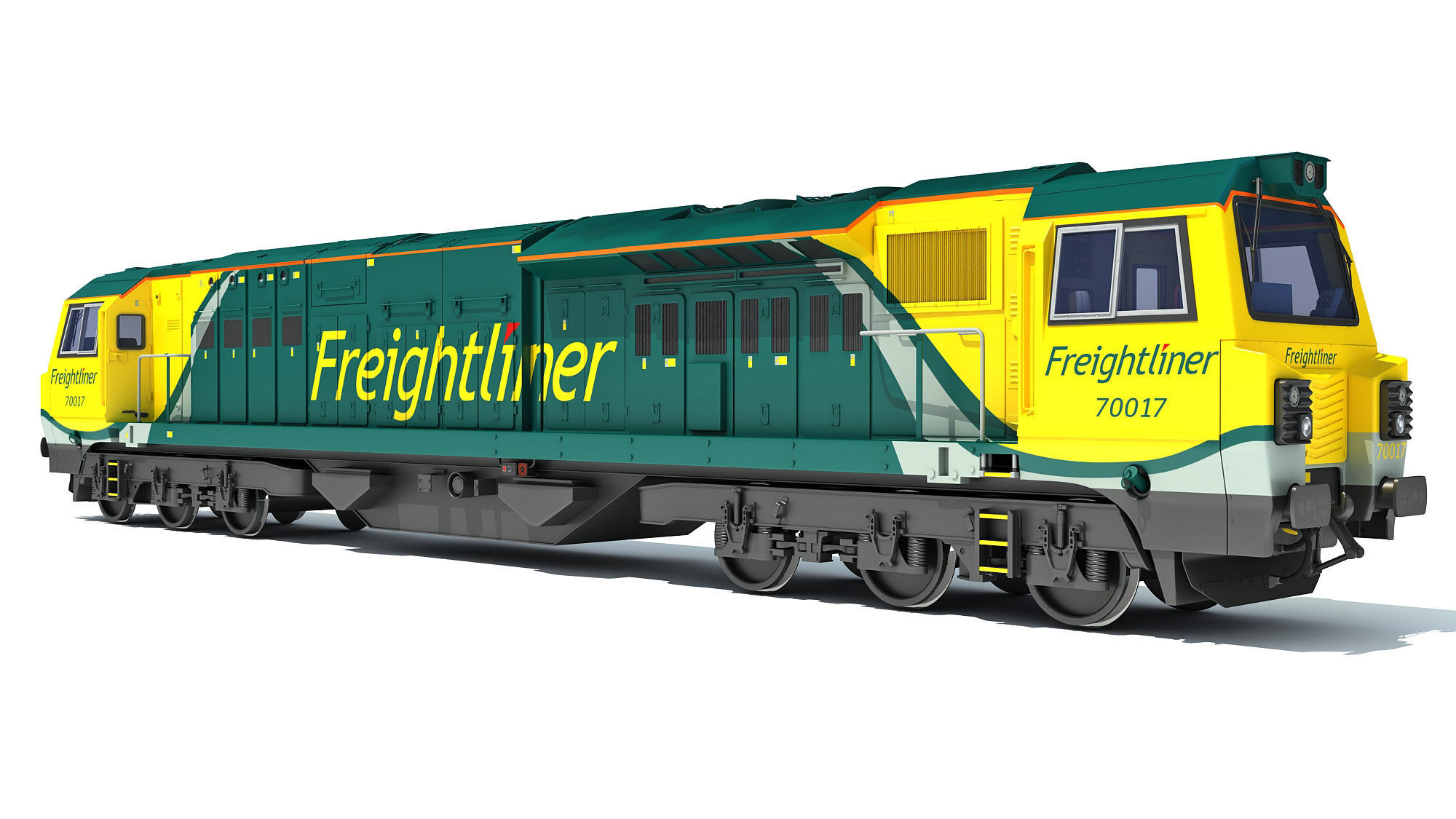 British Rail Class 70 PowerHaul Locomotive 3D model_3
