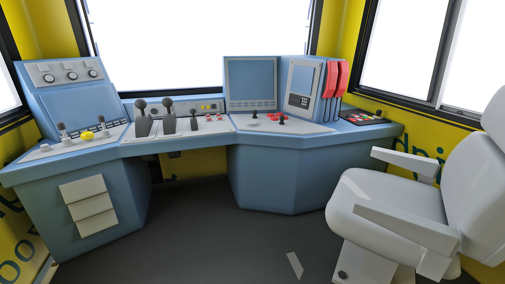 British Rail Class 70 PowerHaul Locomotive 3D model_13